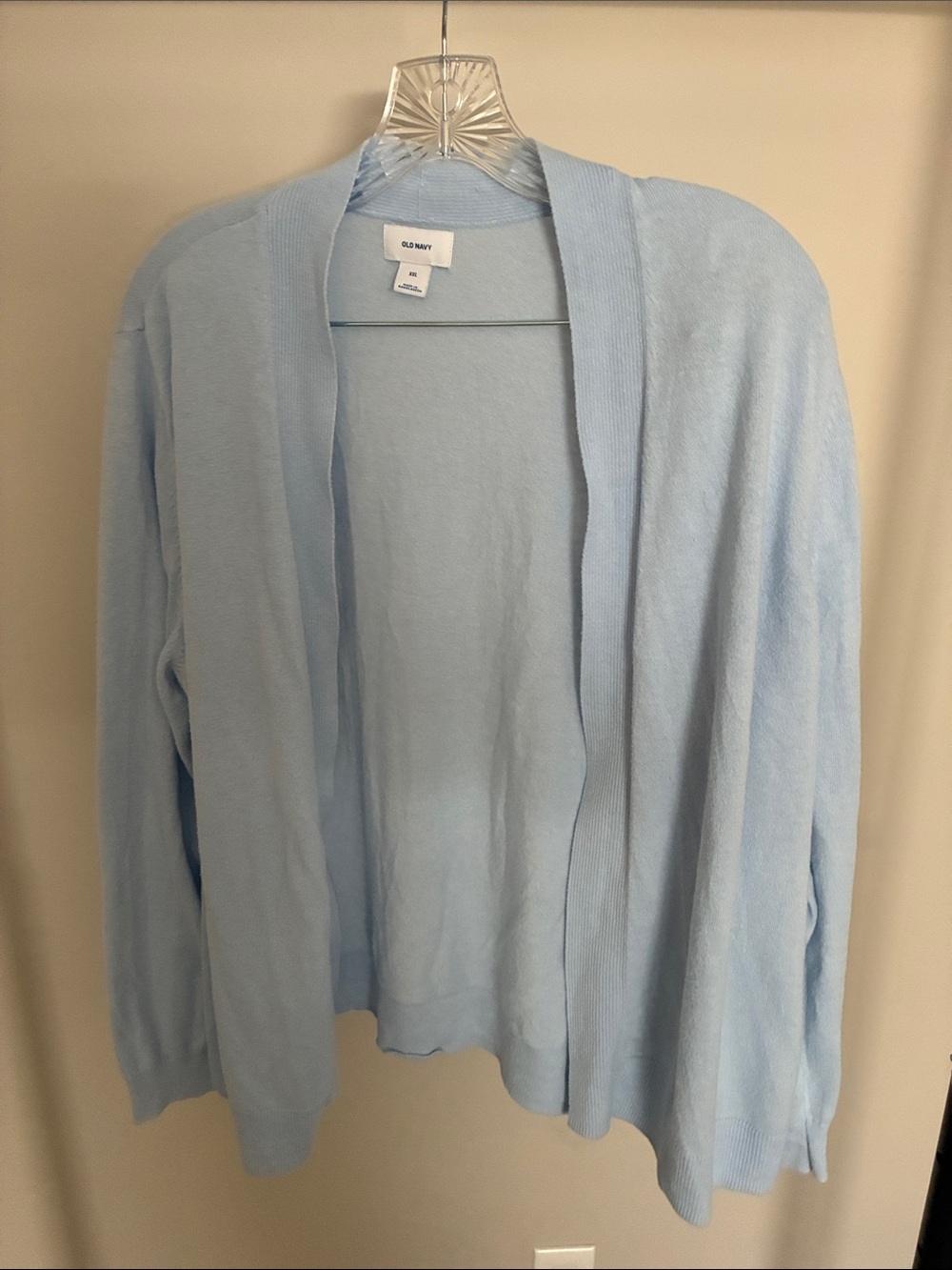 Old Navy Light Blue Open-Front Women's Sweater Cardigan